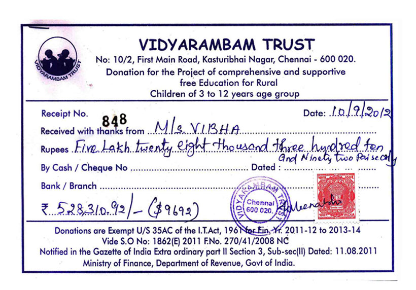 Vidyarambam Trust